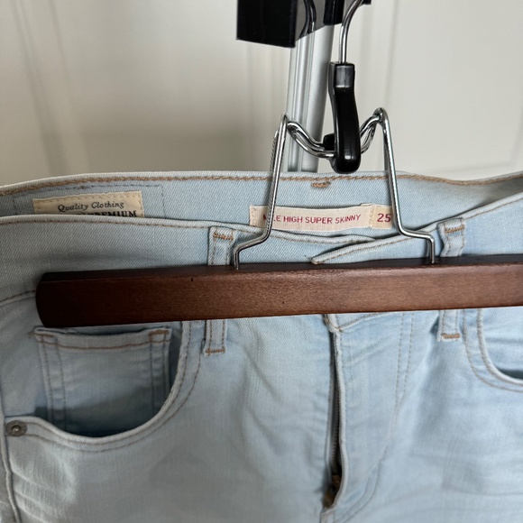 RARE Levi's Mile High Super Skinny Jeans Down To Mars Aritzia Dolls Kill - Picture 5 of 7